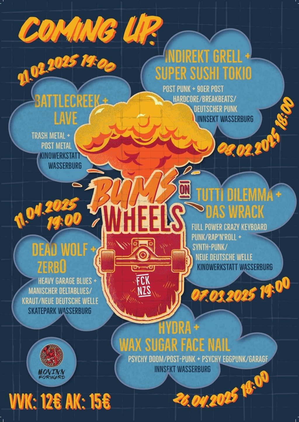 Bums on Wheels präsentiert Tutti Dilema und Das Wrack
