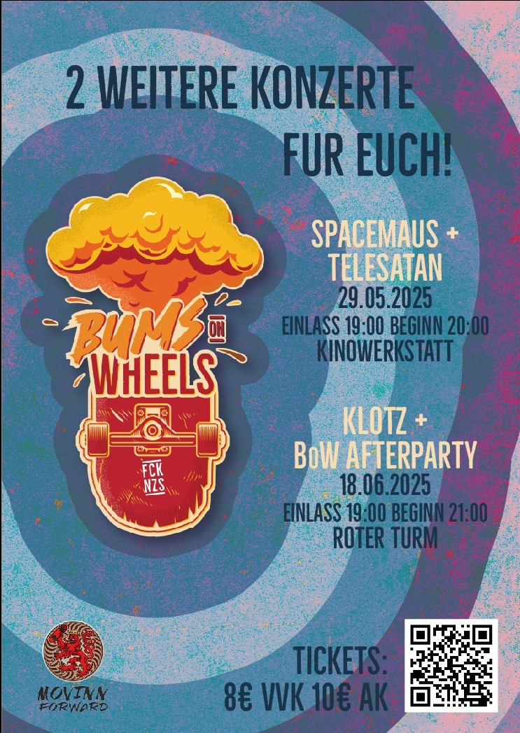 Bums on Wheels präsentiert Spacemaus und Telesatan